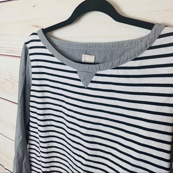 Anthropologie postmark striped conductor top - Picture 5 of 8